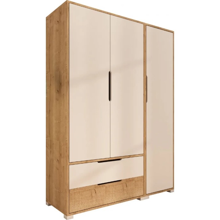 Dulap Trendy Flora 137 Sapphire Oak/White 137x183x45cm (GTR008068)