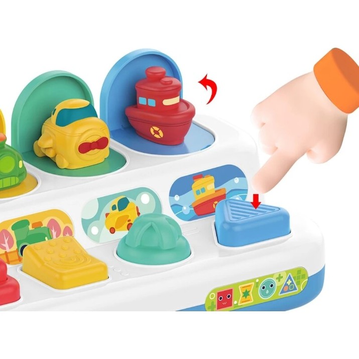 Развивающий набор Huanger POP-UP Vehicles (HE8076)