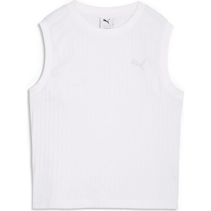 Maiou de dame Puma Her Comfort Puma White, s.XS