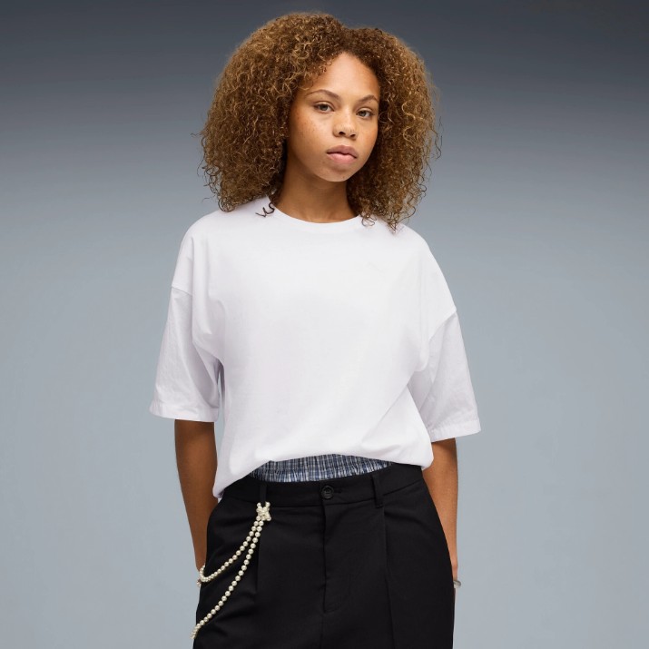 Женская футболка Puma Her Oversized Puma White, s.L