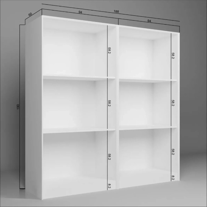 Шкаф Trendy Lucas 1600-90 188x190x60cm (GTR007975)