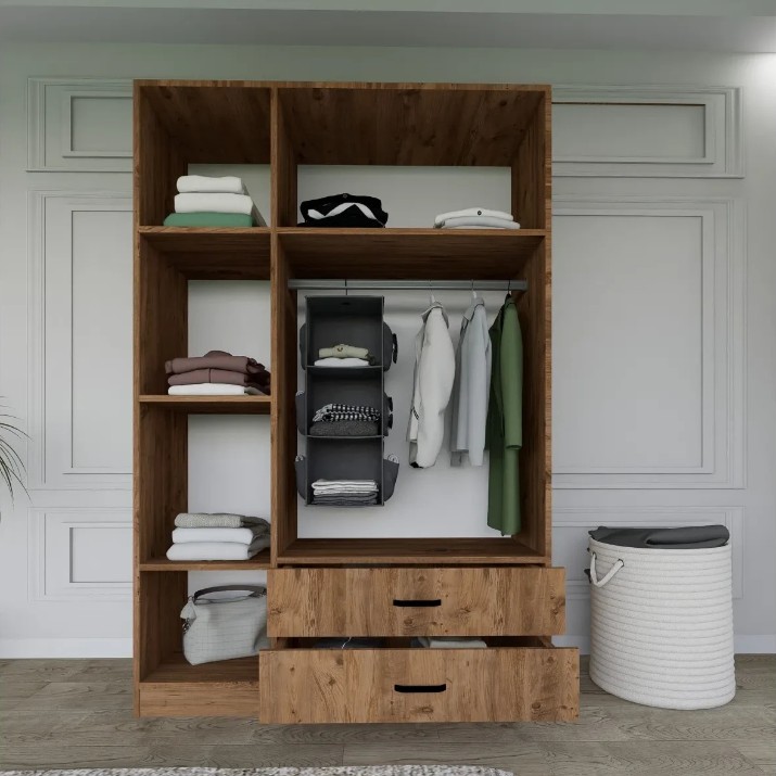 Шкаф Trendy Yaman 1600-027 Walnut 120x181x45cm (GTR007931)