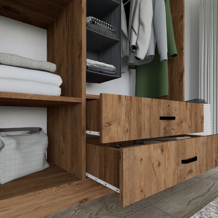 Шкаф Trendy Yaman 1600-027 Walnut 120x181x45cm (GTR007931)