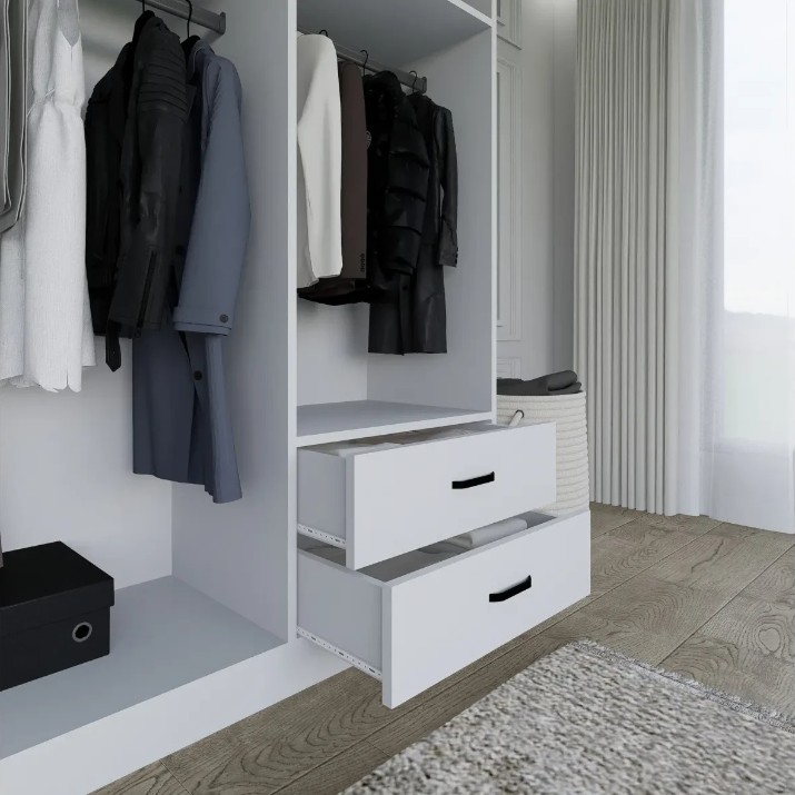 Шкаф Trendy Yaman 1600-033 White 120x180x45cm (GTR007934)