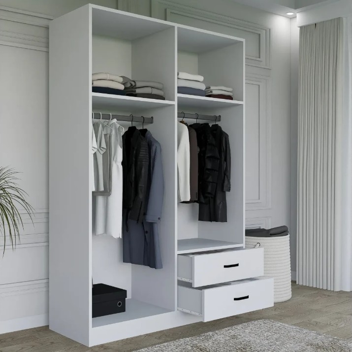Шкаф Trendy Yaman 1600-033 White 120x180x45cm (GTR007934)