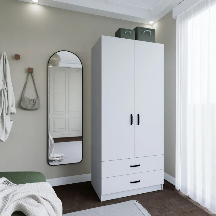 Dulap Trendy Yaman 1600-042 White 80x182x47cm (GTR007936)