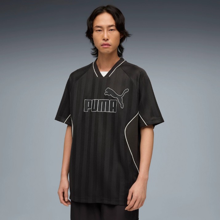 Tricou bărbătesc Puma Sport Stripe Fo Puma Black, s.L
