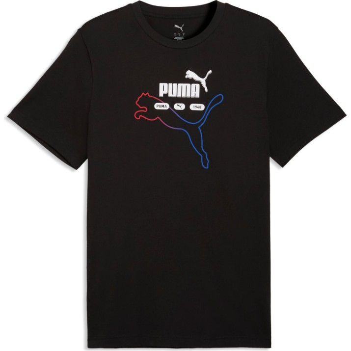 Мужская футболка Puma Ess Logo Lab Summer Puma Black, s.M (69203101)