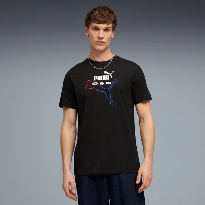 Tricou bărbătesc Puma Ess Logo Lab Summer Puma Black, s.S (69203101)