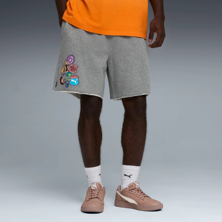 Pantaloni scurți pentru bărbați Puma The Atw Dylan Terry Medium Gray Heather, s.L