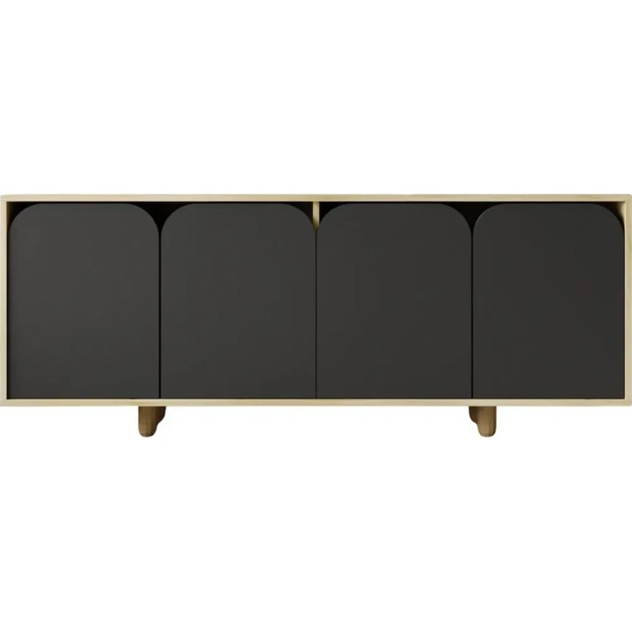 Тумба Trendy Lazio Bohem 180 Sapphire Oak/Anthracite 180x75x45cm (GTR008109)
