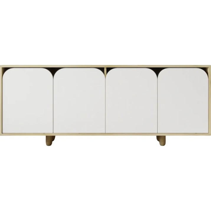 Dulăpior Trendy Lazio Bohem 180 Sapphire Oak/White 180x75x45cm (GTR008107)