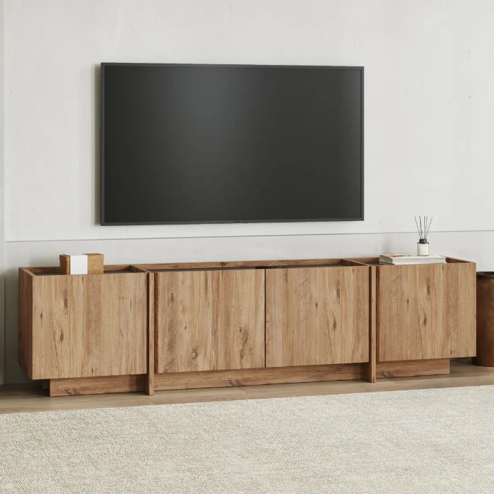 Тумба под ТВ Trendy Lowen Atlantic Pine/Anthracite 180x46,2x35cm (GTR008161)