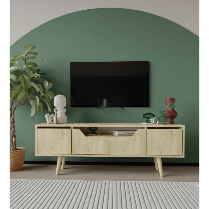 Comodă TV Trendy Roma 150 Sapphire Oak 150x53x29,7cm (GTR008132)