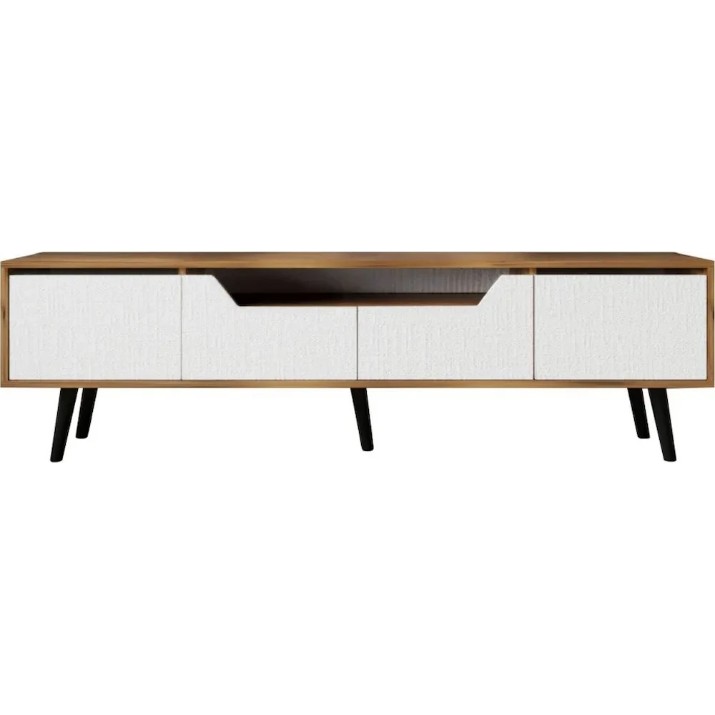 Comodă TV Trendy Roma 180 Walnut/White 180x53x30cm (GTR008128)