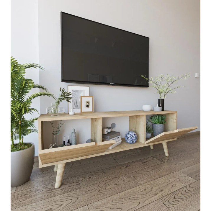 Тумба под ТВ Trendy Siena Sapphire Oak 139,7x53x29,7cm (GTR008137)