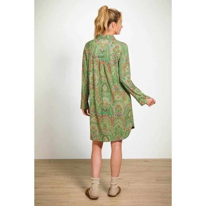 Ночная рубашка Pip Studio Daaltje Jabali Green s.XL (51.503.675)