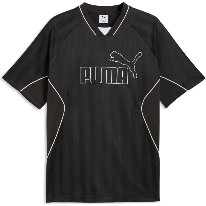 Tricou bărbătesc Puma Sport Stripe Fo Puma Black, s.XXL