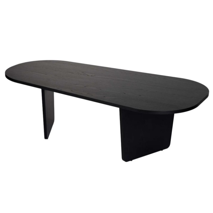 Журнальный столик Trendy Ovalis Wood Black 130x40x65cm (GTR008216)