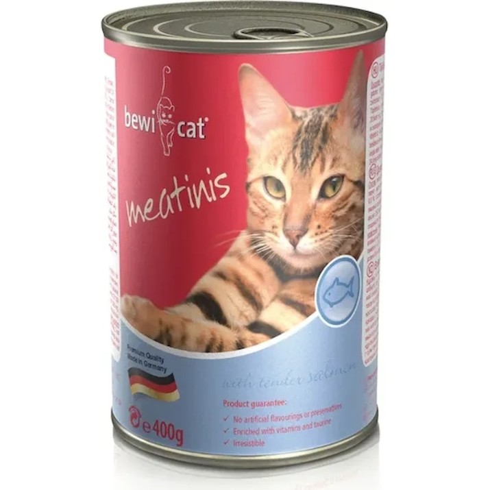 Влажный корм для кошек Bewi Cat Fish 400g