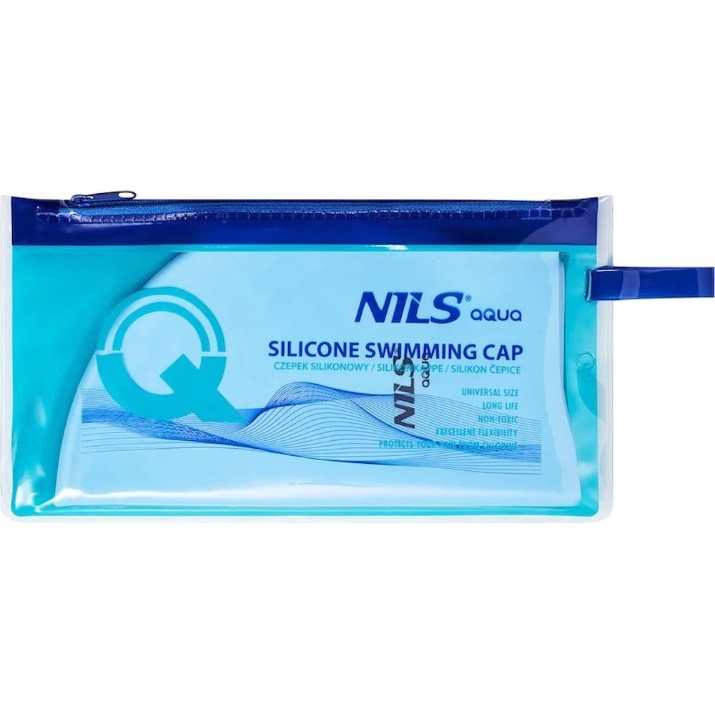 Шапочка для плавания Nils BL01 Light Blue