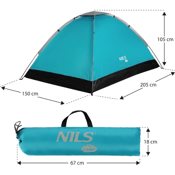 Палатка Nils NC3021 Blue