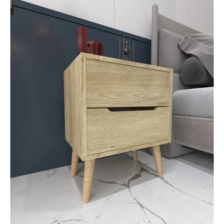 Noptieră Trendy Flora Sapphire Oak 50x60x45cm (GTR008143)