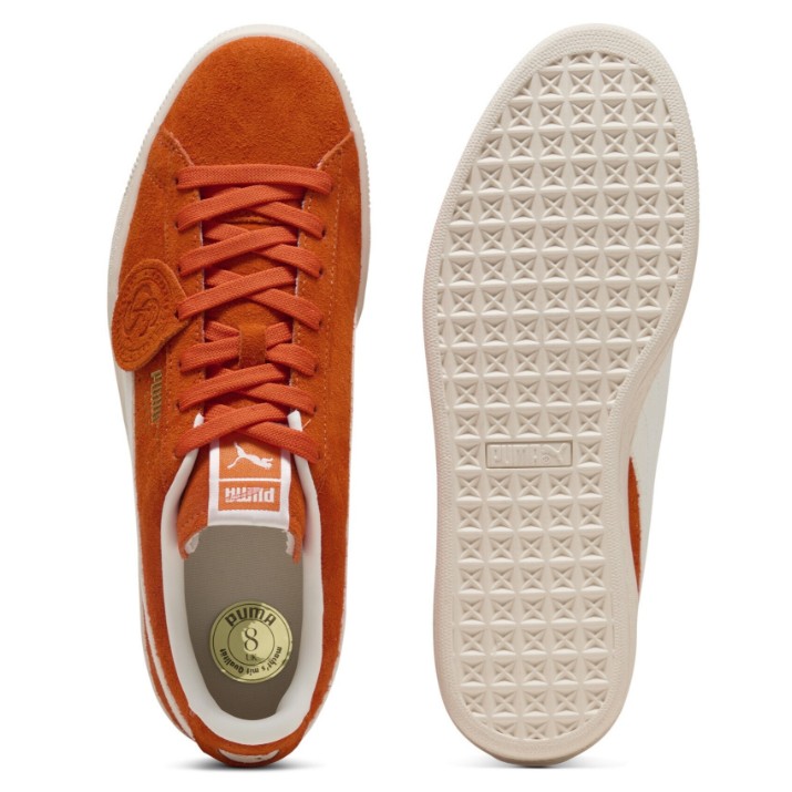 Кеды детские Puma Suede Charles F. Stead IV Orange Glo/Puma White, s.35.5