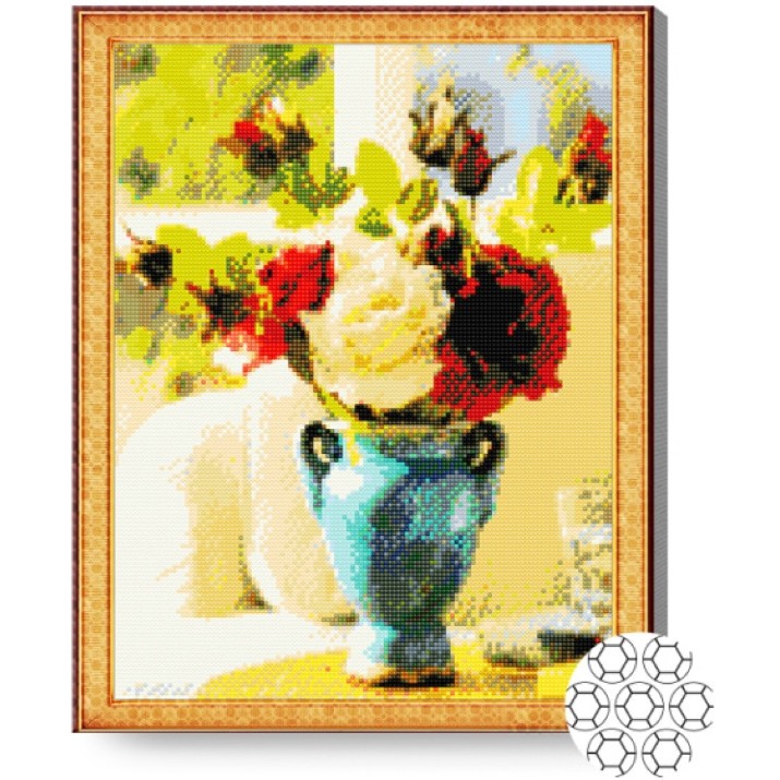 Алмазная мозаика Art Gallery Premium Succulent Bouquet 40x50cm (GA70567)