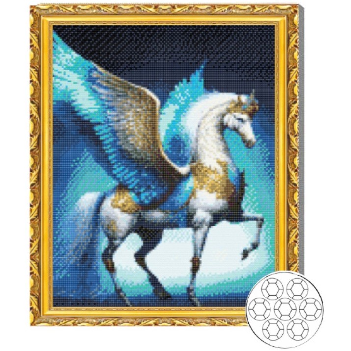 Mozaic cu diamante Art Gallery Premium Warlike Pegasus 40x50cm (GA84767)