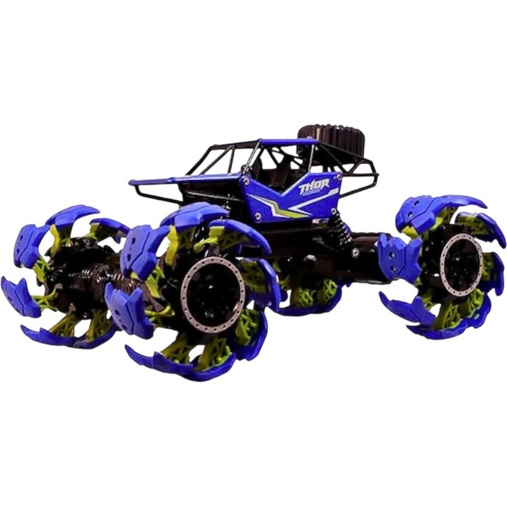 Jucărie teleghidată New World 1:18 Rock Crawler Explosion Wheel Blue (2073)