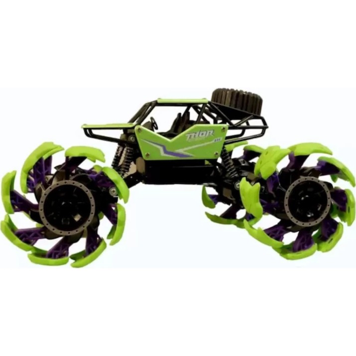 Jucărie teleghidată New World 1:18 Rock Crawler Explosion Wheel Green (2073)