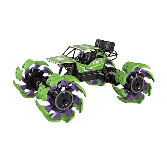 Jucărie teleghidată New World 1:18 Rock Crawler Explosion Wheel Green (2073)