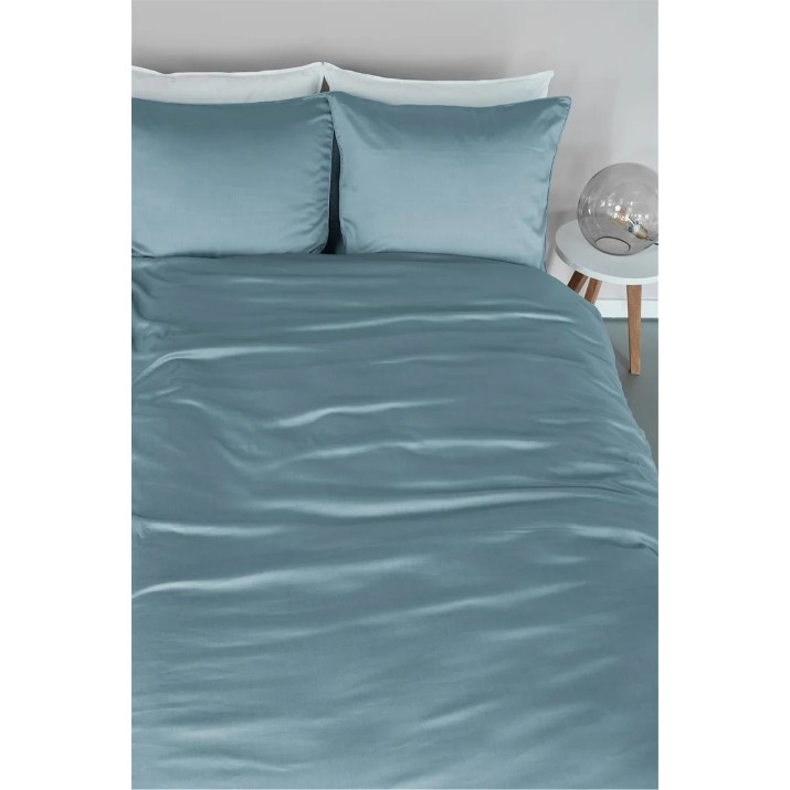 Lenjerie de pat Beddinghouse Care Change 140x200/220 Blue Grey (220518)