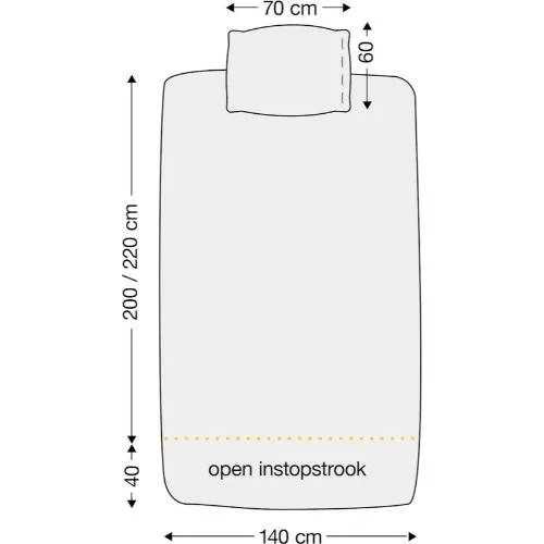 Постельное бельё Beddinghouse Care Change 140x200/220 White (258600)