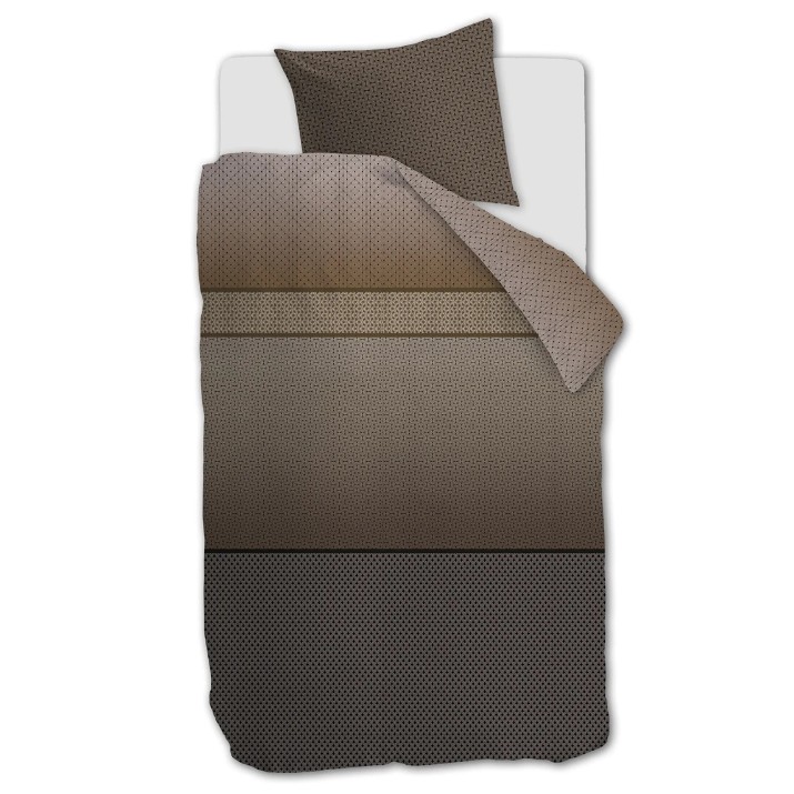 Lenjerie de pat Beddinghouse Carter 140x200/220 Brown (333512)