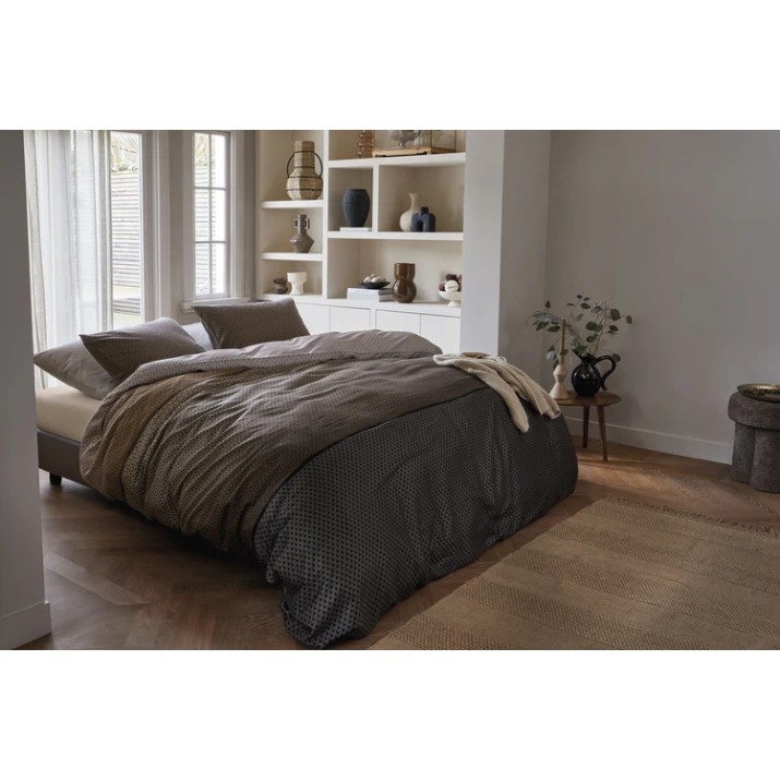 Lenjerie de pat Beddinghouse Carter 140x200/220 Brown (333512)