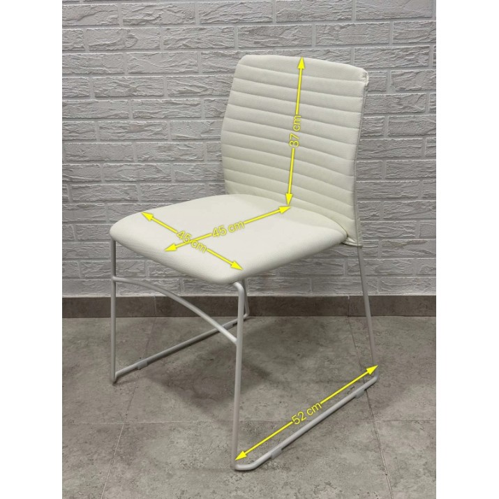 Scaun de birou ART Porter PVC Cream 1849-01