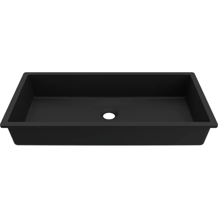 Chiuvetă de bucătărie Elleci Intenso Quadro 06430 Dual Mount Black (BDIQU064BK30)