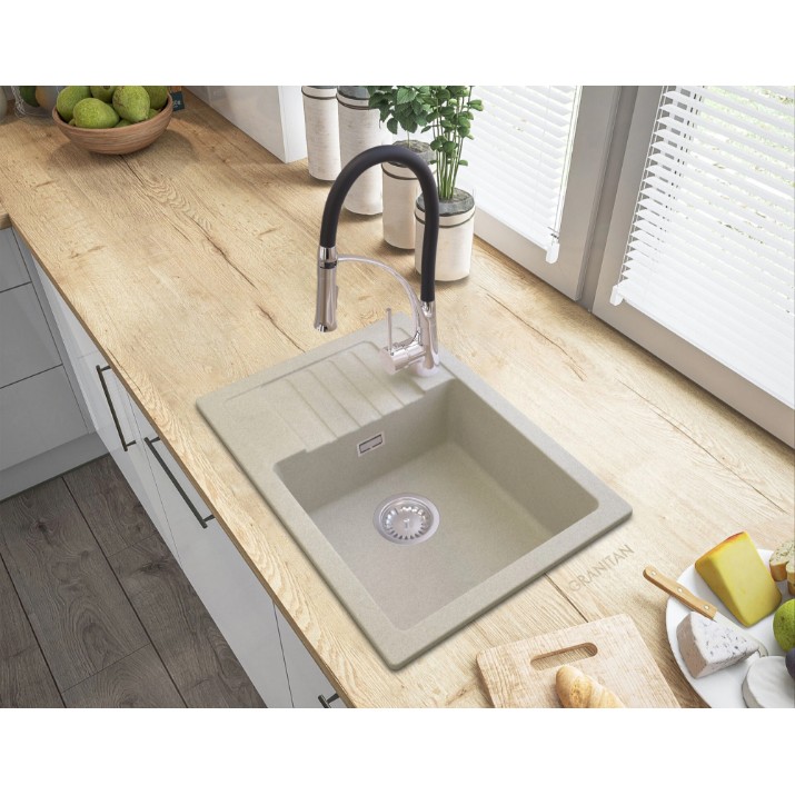 Chiuvetă de bucătărie Granitan Argos Beige (07278001031)