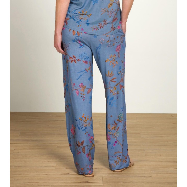 Pantaloni de damă Pip Studio Belin Bodhi Flower Blue s.S (51.600.674)