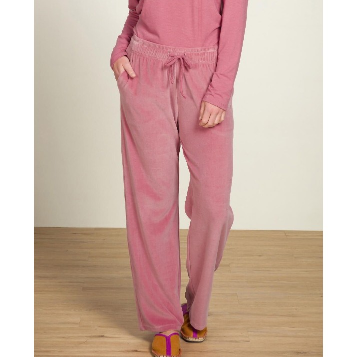 Pantaloni de damă Pip Studio Britta Velvet Pink s.XL (51.600.725)