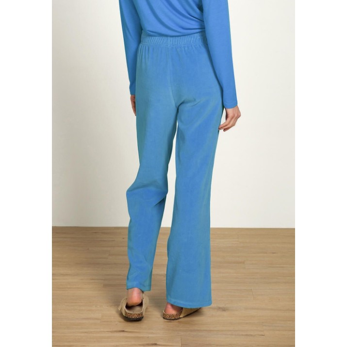 Pantaloni de damă Pip Studio Britta Velvet Blue s.M (51.600.711)