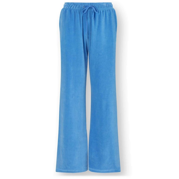 Pantaloni de damă Pip Studio Britta Velvet Blue s.S (51.600.710)