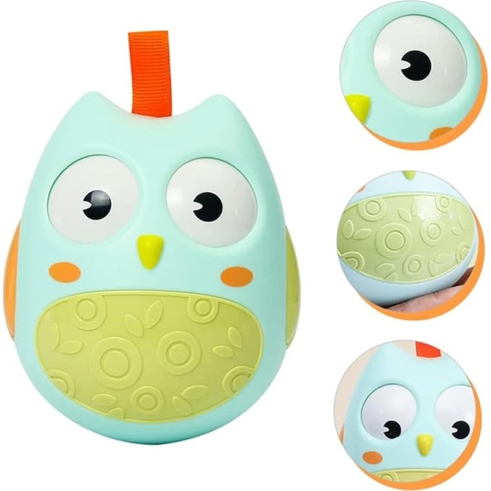 Неваляшка ChiToys Owl Light Blue (40340)