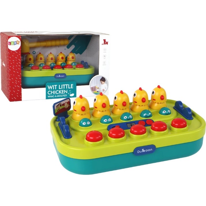 Jucărie-ciocănitoare ChiToys Wit Little Chicken (DM618W)