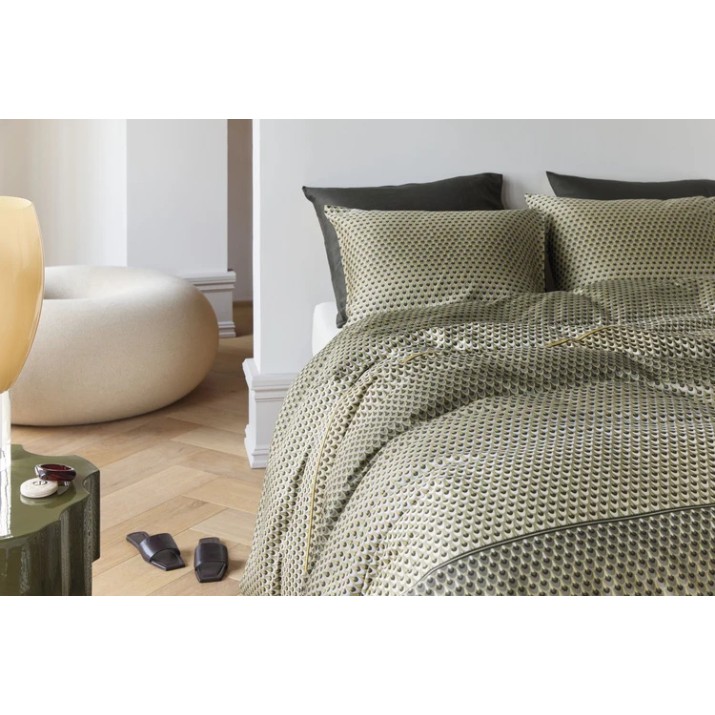 Lenjerie de pat Kardol Lofty 240x200/220 Olive Green (332921)