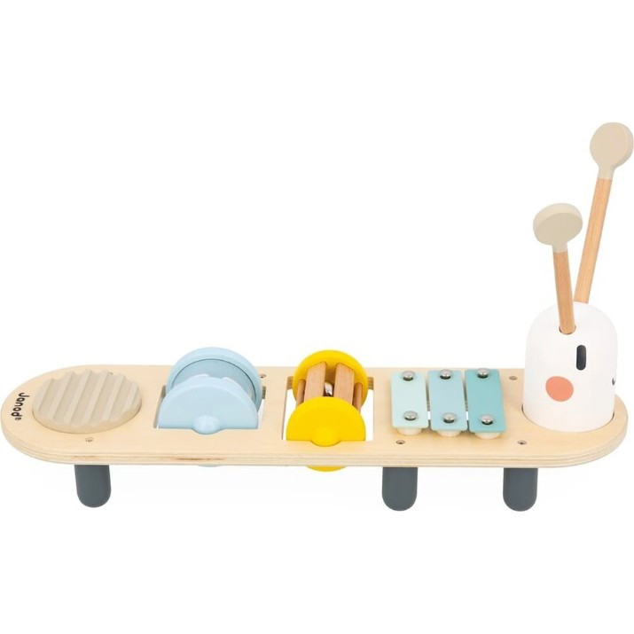 Jucărie muzicală Janod Caterpillar Sound Stand (J04058)