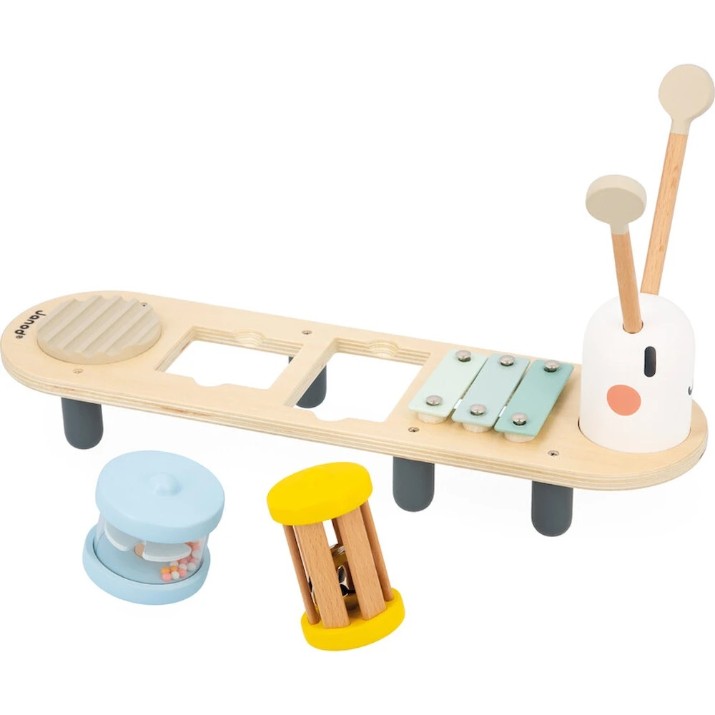 Jucărie muzicală Janod Caterpillar Sound Stand (J04058)