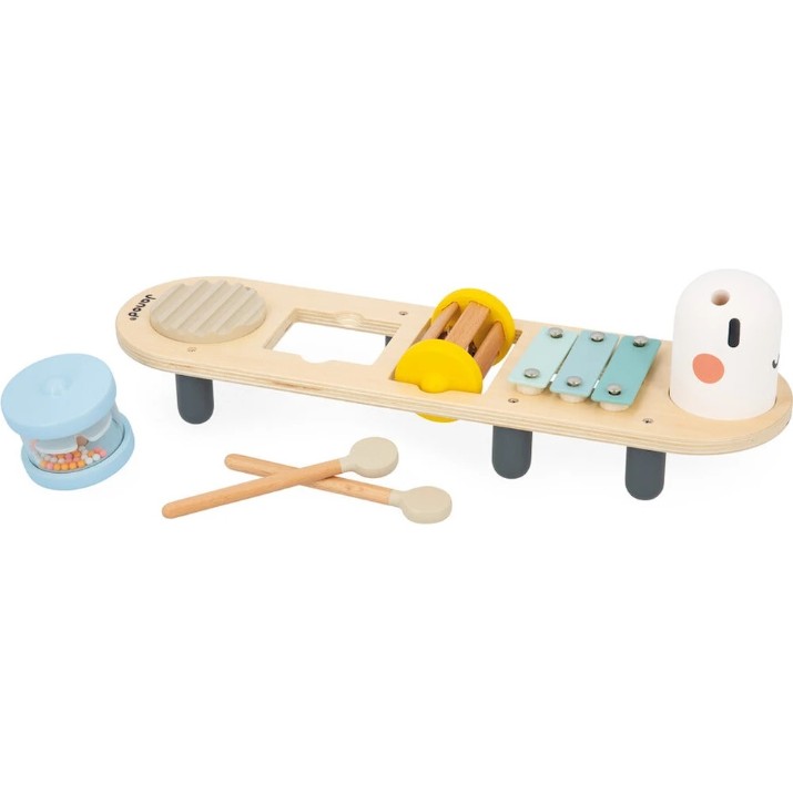 Jucărie muzicală Janod Caterpillar Sound Stand (J04058)